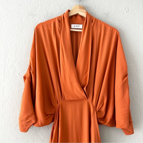 SWF Plunge Midi Dress in Penthouse - Picture 6 of 14